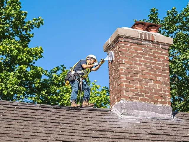Lehigh Acres Chimney Sweep performing an inspection with advanced tools in Lehigh Acres, FL