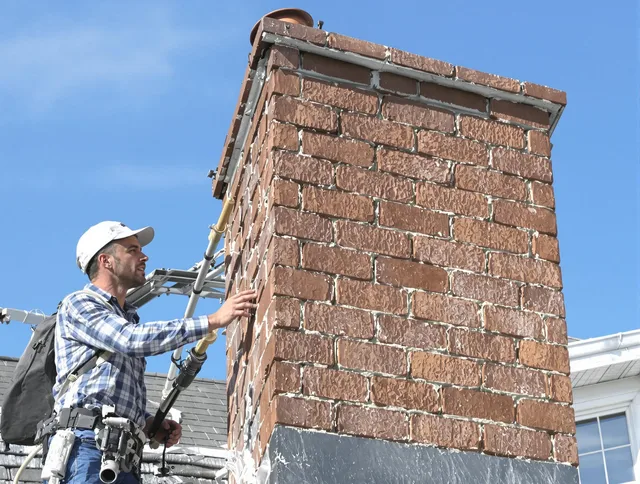 Brickwork for a chimney rebuild by Lehigh Acres Chimney Sweep in Lehigh Acres, FL