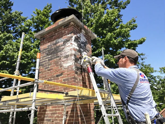 Structural chimney repair by Lehigh Acres Chimney Sweep in Lehigh Acres, FL