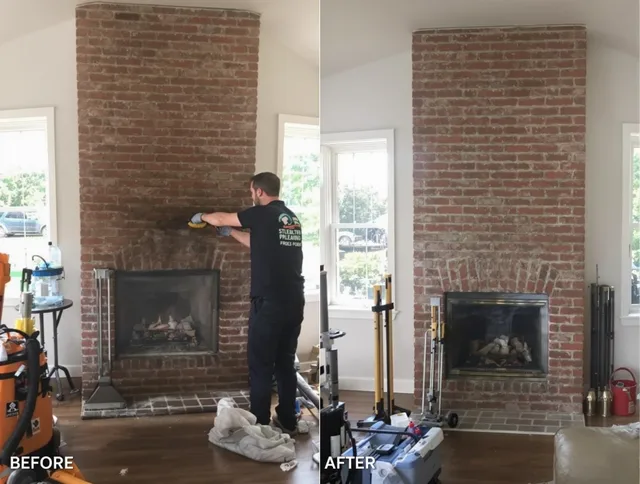 Finished chimney sweeping service by Lehigh Acres Chimney Sweep in Lehigh Acres, FL
