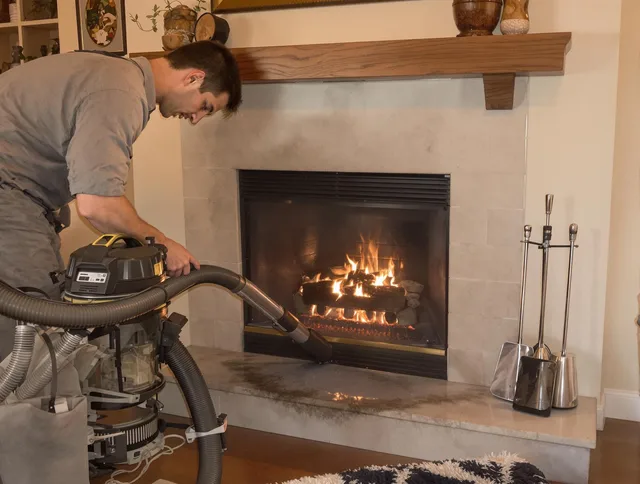 Routine fireplace upkeep by Lehigh Acres Chimney Sweep in Lehigh Acres, FL